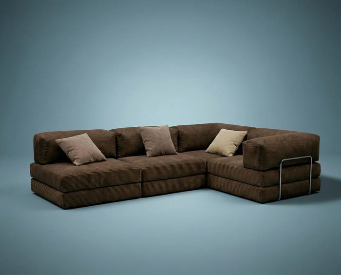 Atelier Del Sofa Kanyon Sofá-Cama Esquinero Marrón Atelier Del Sofa Kanyon Sofá-Cama Esquinero Marrón